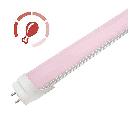 Tubo LED T8 especial Carnicerias, 22W, 150cm, Rosa/Magenta