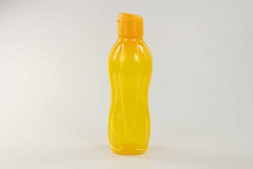 Tupperware To Go Eco 750ml Botella para Beber Naranja con Cierre de Clip FBA 36166