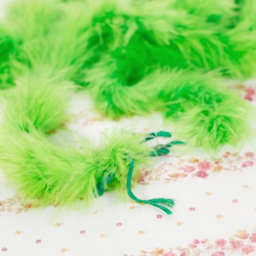 Turkey Marabou Feather Boa Para Diva Night Tea Party Fiesta De Bodas Vestido 80" - Verde