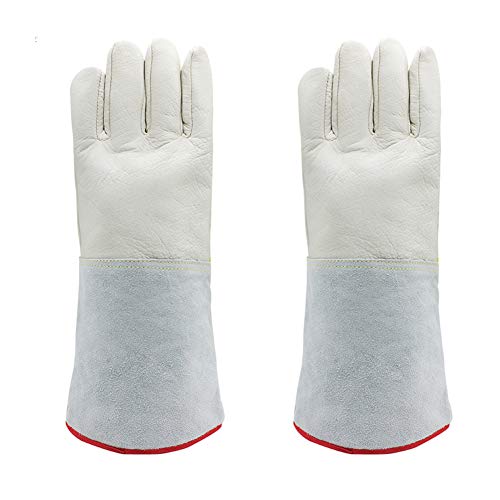 TUYU guantes anticongelantes resistentes a bajas temperaturas que soportan la temperatura hasta -260 ° C – Apto para congelador, garaje frío y laboratorio, M: 45CM, 2