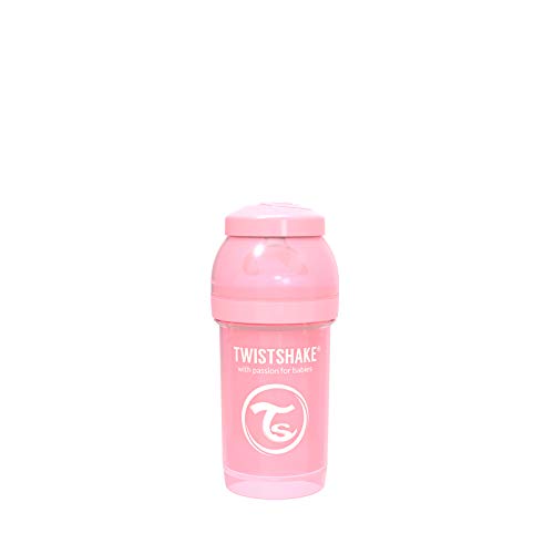 Twistshake 78249 - Biberón, color pastel rosa