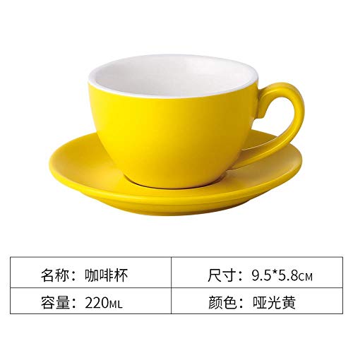 tywgb Juego De Tazas De Café De Cerámica De Porcelana Vintage Personalidad Bar Simple Tazas De Café Rojas Desayuno Vaso Cafe Tazas De Agua Bc60Bd-Style24