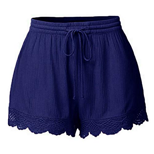 U/A Elegante Bar De Las Mujeres De Verano Cortos Femme Sexy De Encaje Más El Tamaño De Cuerda Cortos Cortos De Las Señoras Deporte Pantalones Cortos