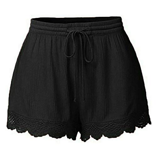 U/A Elegante Bar De Las Mujeres De Verano Cortos Femme Sexy De Encaje Más El Tamaño De Cuerda Cortos Cortos De Las Señoras Deporte Pantalones Cortos