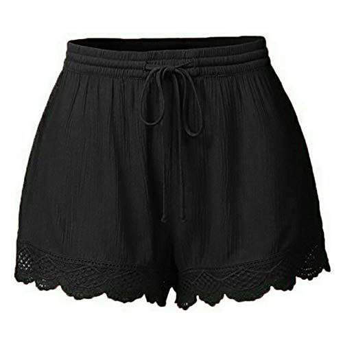 U/A Elegante Bar De Las Mujeres De Verano Cortos Femme Sexy De Encaje Más El Tamaño De Cuerda Cortos Cortos De Las Señoras Deporte Pantalones Cortos