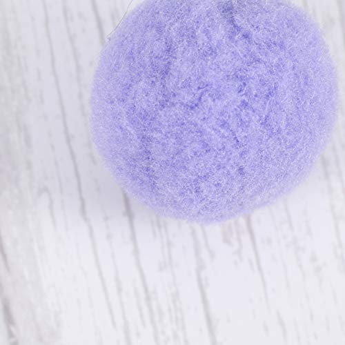 UEETEK Pompones de Colores Variados para Manualidad Round Pompon Ball Bola Fieltro 50pcs 4cm (Color de la Mezcla)