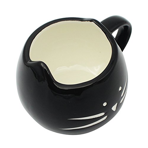 ufengke Creativo Negro Gato Tazas De Café Tazas De Té De Porcelana, Lindo Mug De Cerámica Tazas Desayuno Pareja Taza, Para Regalo, La Familia Y La Oficina