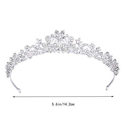 ULTNICE Cristal boda novia dama de honor Tiara princesa Rinestone venda hairband