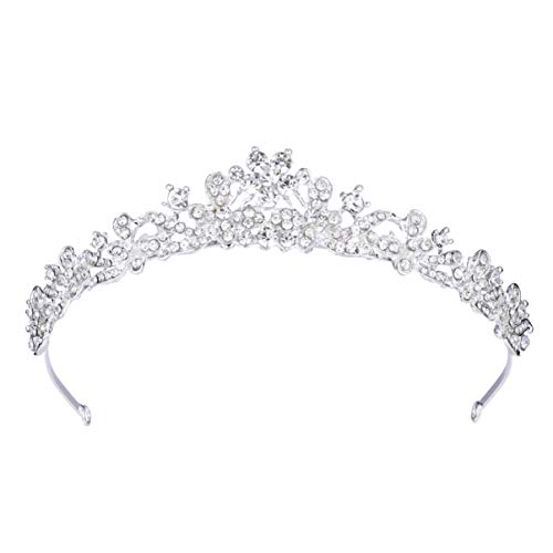 ULTNICE Cristal boda novia dama de honor Tiara princesa Rinestone venda hairband