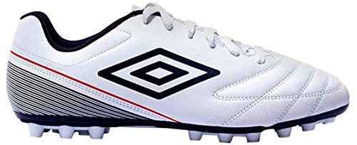 Umbro Classico VII AG, Botas de fútbol para Hombre, Blanco (White/Dark Navy/Vermillion D62), 42 EU