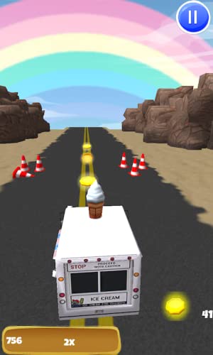 Una Carrera Ice Cream Truck: Juego 3D Driving - FREE Edition