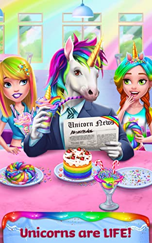 Unicorn Food - Rainbow Glitter Food & Fashion