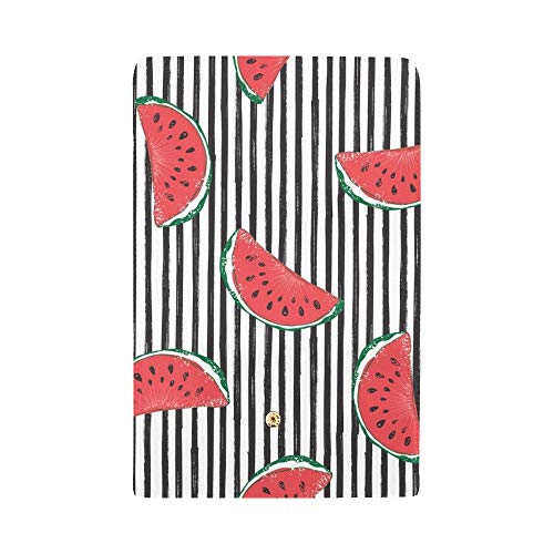 Unique Custom Water Melon Striped Women Trifold Wallet Long Purse Credit Card Holder Case Bolso