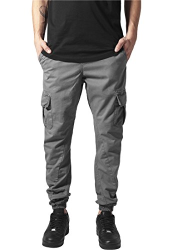 Urban Classics Cargo Jogging Pants, Pantalones para Hombre, Gris (darkgrey 94), M