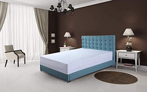 Utopia Bedding Funda de colchón Impermeable con Cremallera - Altura del colchón 25-35 cm - Protección contra líquidos, Insectos y ácaros del Polvo (150 x 200 cm)