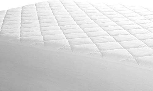 Utopia Bedding - Protector de colchón Acolchado - Microfibra - Transpirable - Funda para colchon estira hasta 38 cm de Profundidad - 135 x 190 cm, Cama 135