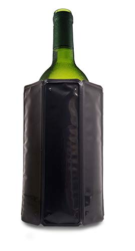 Vacu Vin Enfriador Activo de Vino, Color Negro, 1 Pack