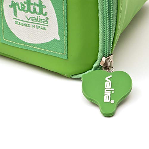 Valira | Bocata Petit | Bolsa Porta Alimentos Infantil, Color Verde, 13.5 X 4.5 X 24