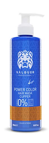 Válquer Professional Power Color Mascarilla De Cabello (Cobre) - 290 ml.