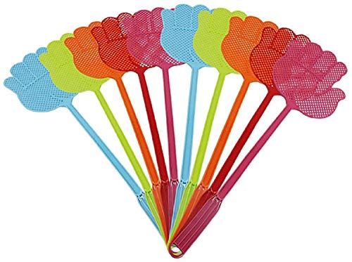 ValueHall 10 Unidades Multicolores Plastico Matamoscas Mano de Cocina V7023