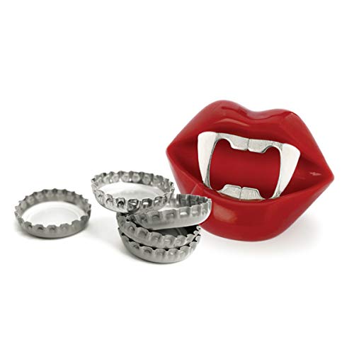 Vampire Fangs abridor de botellas – Regalo perfecto para Halloween para cualquier fantasma, gallo o Goblin – fácilmente abrir botellas con estos dientes de vampiro