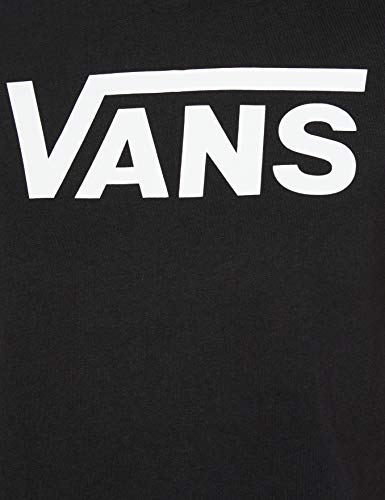 Vans Flying V Crew tee Camiseta, Negro (Black Blk), 38 (Talla del Fabricante: Medium) para Mujer