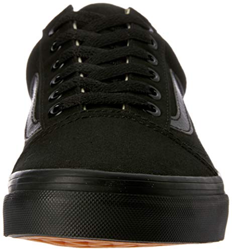 Vans Old Skool, Zapatillas de lona unisex, Negro (Black/Black Canvas), 39 EU