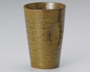 Vaso de cerveza de cerveza japonesa Irabo, color verde esmaltado, de cerámica mundial 268-126