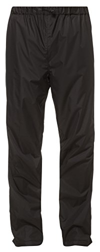 VAUDE Fluid II S/S+L/S Pantalones, Hombre, Black, XXL