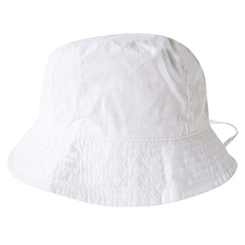 VECDY Gorras Animales, 2019 Moda Sombrero Visera Infantil De Cocodrilo Olla Tapa Pescador Sombrero Pana Visera Gorro Protección De Sol Gorra De Pescador para Playa, Natación, Pesca, Viaje-Blanco