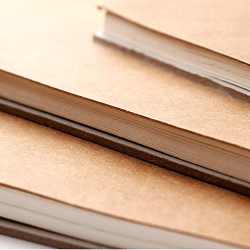 VEESUN Bloc de Dibujo A5, 4Pcs Cuadernos de Dibujo Bonitos con Tapa Dura 30 Hojas DIY Libros de Visitas para Escribir Dibujo Adecuado para Lápiz Acuarela Dibujo Escritura Artistas, 160 GMS Apaisado