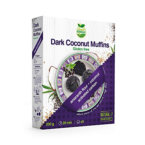 Veggie&Nature - Mezcla oscura para magdalenas de coco, sin gluten (5 x 230 g)