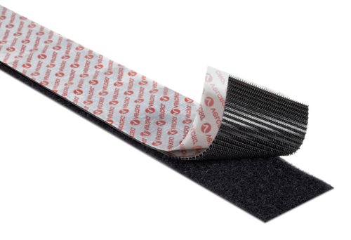 VELCRO Brand Cinta adhesiva extra fuerte 50mm x 5m Negro