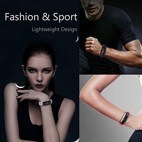 Ventdest Correas para Xiaomi Mi Band 4 / Mi Band 3 Pulsera Banda, (5 PCS) Pulseras Reloj Silicona Banda para Xiaomi Mi Band 3 / Mi Band 4