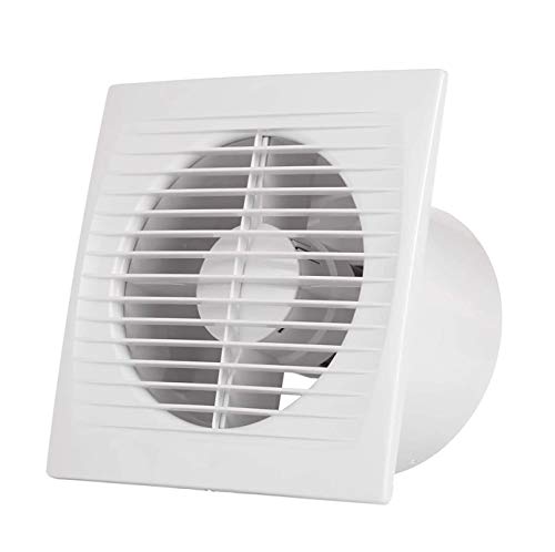 Ventilador Extractor de baño 15W aire 152X97X152H mm Silencioso con válvula anti mosquitera integrada, 180 m3/h,Ideal para baño cocina inodoro oficina