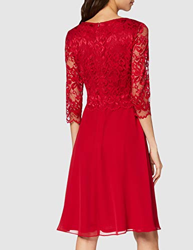 Vera Mont 0057/4825 Vestido de Fiesta, Rojo (Diva Red 4296), 48 (Talla del Fabricante: 46) para Mujer