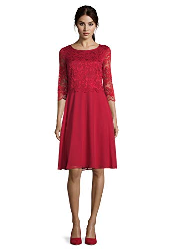 Vera Mont 0057/4825 Vestido de Fiesta, Rojo (Diva Red 4296), 48 (Talla del Fabricante: 46) para Mujer