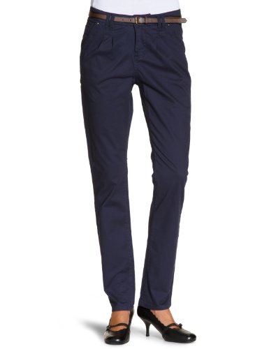 Vero Moda - Pantalón Chino para Mujer, Talla 44, Color Azul Marino Oscuro