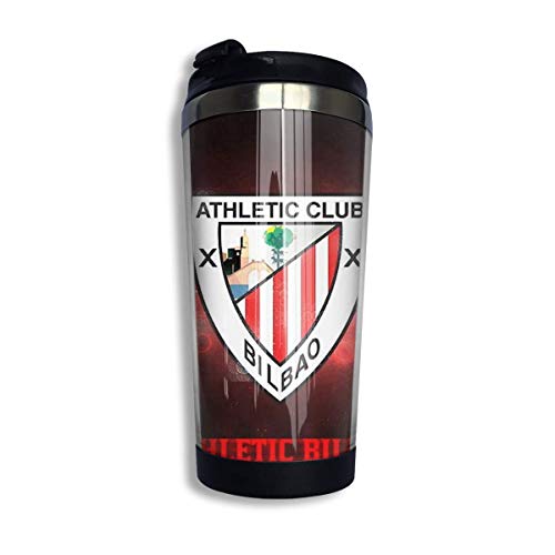 vfrtg Taza de viaje de vaso de acero inoxidable Athletic Bilbao #007 Insulated Vacuum Stainless Steel Tumbler Cup 13.5oz Coffee Travel Mug