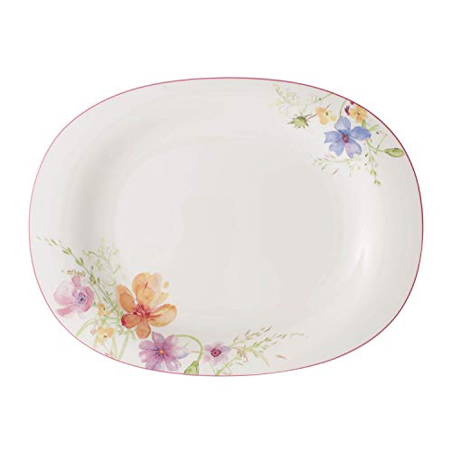 Villeroy & Boch Mariefleur Basic Fuente, Porcelana Premium, 34 cm