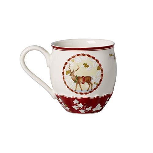 Villeroy & Boch - Taza extragrande con motivo de muñeco de nieve Toy's Fantasy | Taza grande con asa de Premium porcelain, varios colores, 530 ml