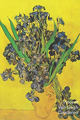 Vincent van Gogh Cuaderno: Jarrón con Lirios | Ideal para la Escuela, el Estudio, Recetas o Contraseñas | Perfecto Para Tomar Notas | Diario Elegante