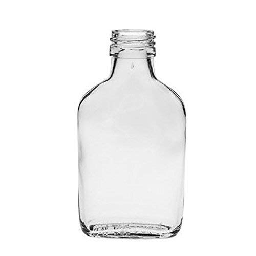 Viva Haushaltswaren - 15 botellas de cristal 100 ml con tapón de rosca para llenar incluye embudo diámetro 7 cm