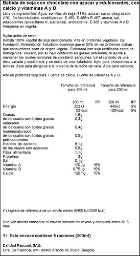 Vivesoy Chocolate - Paquete de 6 x 1 L - Total: 6 L