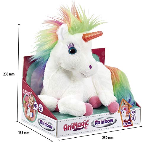 Vivid Rainbow, Mi Unicornio Mágico. Animagic. Acaríciale y su Cuerno se iluminará, Color Blanco (Goliath Games 256301)