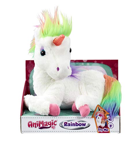 Vivid Rainbow, Mi Unicornio Mágico. Animagic. Acaríciale y su Cuerno se iluminará, Color Blanco (Goliath Games 256301)