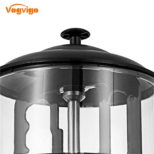 Vogvigo Máquina de Chocolate Caliente Comercial Dispensador de Bebidas de Chocolate de 400 vatios Máquina para Hacer Chocolate Caliente y dispensador de Bebidas con Leche (10L)