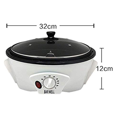 Vogvigo Tostador de Granos de café Beans Tostadora de café para hogar 220V,Mini Tostadora rotativa de Acero Inoxidable,Tostadora para moler Especias