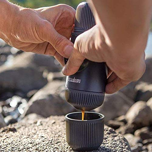 wacaco Nanopresso NS Adapter Venta de Paquetes Cafetera Espresso Portátil, Cafetera de Viaje Manual, Compatible con Café Molido y Cápsulas Originales Nespresso, Máquina de Café Portátil para Acampar