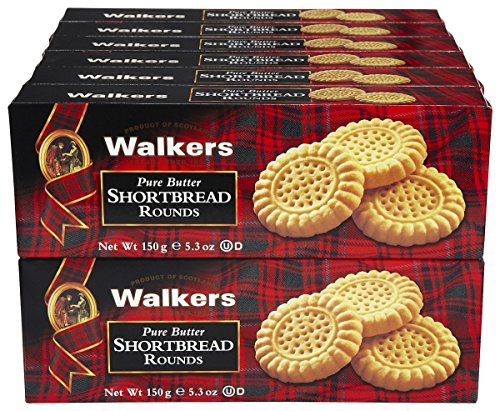 Walkers - Paquete galletas escocesas shortbread rounds walkers 150 gr - , Pack de 12 unidades